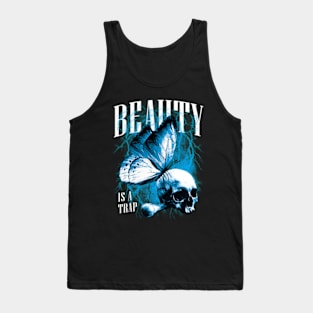 skull  butterfly Tank Top